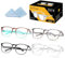 KeeiZoes Anti Fog Safety Glasses for Women Nurses Blue Light UV Blocking Safety Glasses