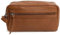Osprey London The Logan Grande trousse de toilette en cuir pour homme, marron clair, peau