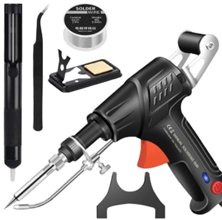 Set Di Cinque Saldatrici,Utensili Per Saldatura Laser Industriali Riscaldati Internamente,Pistola Per Saldatura Versatile,Saldatrice Laser Portatile (nero A)