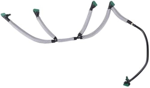 Szwaldaper Überlauf-Rücklauf-Leckleitungsschlauch for Einspritzdüsen 9844585580 Kompatibel, for Ci*troen C4 C5 DS4 DS5 Rücklauf-Leckleitung for Einspritzdüsen 9674231880, 1872025, DS7Q-9K022-BA, DS7Q9