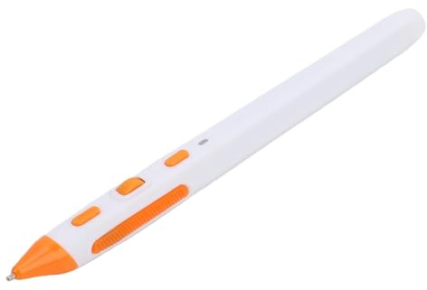 Goshyda Optische Taschenstiftmaus für Drahtlose Optische Pocket, 2,4 GHz Drahtloser Dual -Modus -Computermaus -Stift, 800/1200/1600 DPI Einstellbare Maus für Siege, OSX (WHITE)
