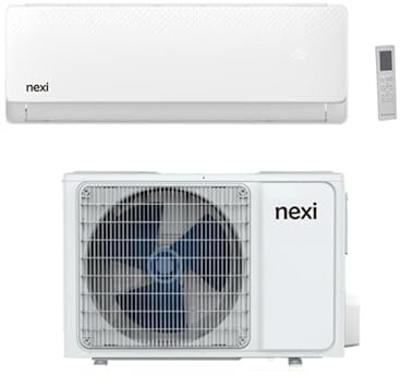 Megaclima SNX-12HTR Climatizzatore Monosplit 9000 BTU Inverter R32 A++ | Silenzioso | Turbo Mode | Deumidificazione Automatica | Funzione Sleep