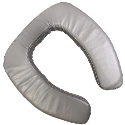 Raised Toilet Seat Riser - Ergonomic Non-Slip Design, Padded Lifting Support, Portable Bathroom Aid | For Elderly, Disabled People, Pregnant Domestic Baths, Use In