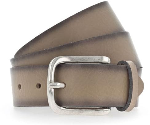 VANZETTI by BGM Herren Ledergürtel Made in Germany taupe 100
