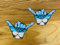 Hang Loose Aufkleber Sticker Surf Kite Shaka Lifestyle Decal Oldschool Set Se54