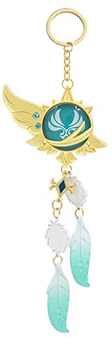 Trendy Anime Genshin Impact Brosche Karneval Halloween Party Niedliche Dekoration Barbatos Cosplay Requisiten Venti Abzeichen Für Männer Frauen