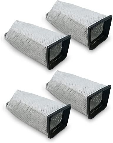 4Pack HEPA Cloth Bags Replacement Fit for Hoover Porta Power Swingette S1015 S1029 and CH30000 Commercial Canister Vacuum Reusable Cleaner Bags Replace Part 43662023
