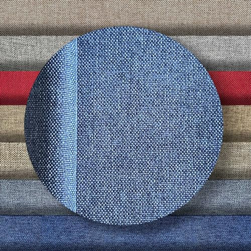 Polsterstoff 2x1,40 M. Polsterstoff Möbelstoff Meterware. Stoff für Sofa, Sessel, Kissen. Reißfest und Widerstandsfähig. Canvas Fabric Decorative (Farbe blau)