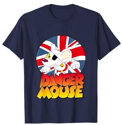 Danger Mouse Union Jack Circle T-Shirt