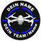 Copytec Patch 7,5cm personalisiert Drohne Drone Team Dein Name Pilot #42950