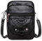 aolaso Geschenk für den Weihnachtstag Handy Umhängetasche Damen, Mini Retro PU Leder kleine Umhängetasche Handtasche 2 Hauptfächer mit Ohrhörer Loch