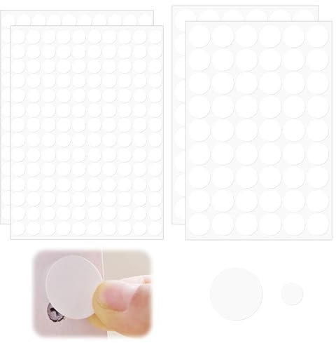 4 Blatt/388 Stück Schraubenabdeckung Selbstklebend Weiß,Ø12mm/21mm Schrauben Abdeckkappen Aufkleber,Möbel Abdeckung Aufkleber Weiss,PVC Schraubenloch Aufkleber für Möbel,Schrank,Tür,Schreibtische