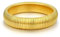 Bestyle Armband Schlange Gold Armreif Damen Elastisch Edelstahl Stretch Armband Schlangenarmband Manschette Armspange für Frauen Mädchen, Gold, Breite 16mm
