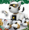anysun Robot Chien, Jouet Robot Rechargeable, Chien Robot Programmable Interactif pour Enfants, Commandes Vocales, Télécommande, Détection Tactile, pour Garçons Filles Enfants