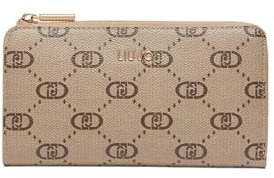 Liu Jo Damen Wallet/Portemonnaie/Geldbörse CALIWEN XL Beige Kunstleder, Größe:-, Farbauswahl:beige-Kombi