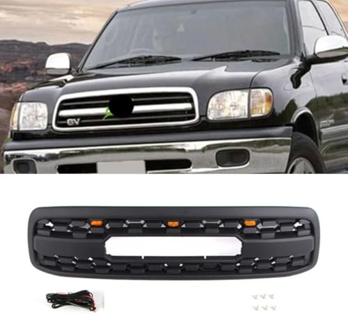 Auto Frontstoßstangengitter Racing Kühlergrill Kompatibel mit Toyota Tundra 2000-2002 Karosserie-Kit Autozubehör (Grill ohne Licht)