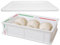 LUNEDA Juego de bandeja y tapa para fermentación de pasta, pan, pizza, recipiente de 12 l, blanco, de polietileno apilable, uso alimentario, para pan, pizzas, fabricado en Italia, 30 x 40 x 10 cm