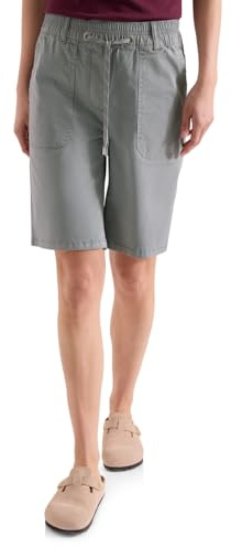 Cecil Damen Mid Waist Straight Leg Shorts im Casual Fit