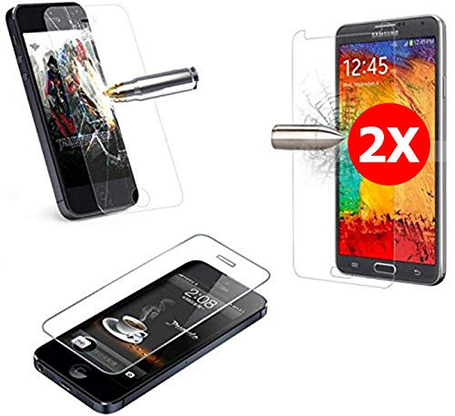 TBOC 2X Protector de Pantalla para bq Aquaris U2 - bq Aquaris U2 Lite
