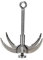 Latinaric - Gancho de acero inoxidable con 4 garras plegables para camping, senderismo, supervivencia, árbol, roca, montaña, escalada, 350 kg, plata