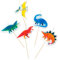 Talking Tables Packung mit 5 Dinosaurier-Kerzen für Geburtstagskuchen und Torten, Cupcakes, Brownies. Backdekorationen Ideal für Mädchen und Jungs.