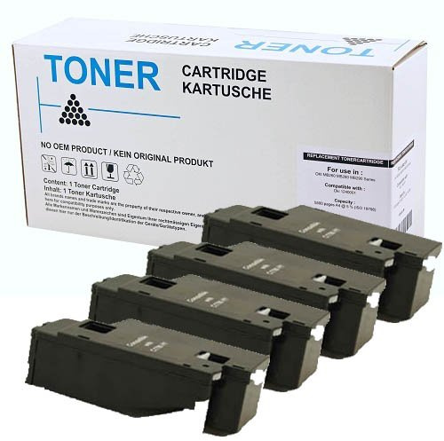 ABC Kompatibles Set 4X Toner für Dell C1660 Dell C1660 C1660w C1660wn