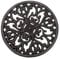Sumnacon Cast Iron Trivet Decorative Round Trivet Mat Hot Pot Holder Pads with Vintage Pattern