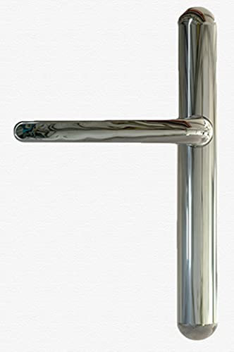 Lock Lock Keyless Security Door Handle - Keeps Burglars Out - Advanced Home Security Door Handles - for Patio, Conservatory, UPVC and French Doors - High Security 2 Star Handle - Chrome