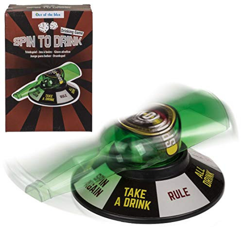Spin to Drink Drinking Game Adult Novelty Mens Ladies Christmas Xmas Birthday Mothers Day Fathers Day Top Selling Gift Present