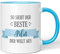 JUNIWORDS Tasse, So Sieht der Beste Pilot der Welt aus, Wähle Farbe, Blau