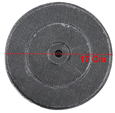 JCSPARES® - Filtro a carboni attivi antiodori TYPE A diametro 17 Cm per cappa cucina compatibile con Turboair, Elica, Rex Electrolux, Hotpoint Ariston, Zanussi