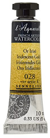 Sennelier Aquarelles françaises Tube de 10 ml Or irisé