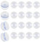 Double Sided Suction Cups Suction Cups Clear Suction Cups Glass Table Suckers Table Glass Suckers Clear Suction Cup for Glass Plastic Suction Suction Cups Without Hooks for Home(20 Pack)