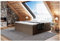 MEBLINI Boxspringbett mit Bettkasten - Gepolstert Doppelbett mit Matratze und Topper - Polsterbett mit Stauraum - Bett ohne Kopfteil - Stauraumbett - Lionel - 180x200 - H3/Braun Webstoff