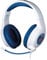Konix PSG Cuffie gaming circumaurali con cavo PC, PS5, Switch 2 e Xbox Series X|S - Microfono 45° - Cavo 1,5 m - Jack 3,5 mm - Bianco e blu