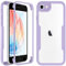 Hensinple Cover iPhone SE 2022 4.7 pollice, Custodia per iPhone SE 2022 iPhone 8 7 Antiurto 360 Gradi con Protezione Schermo Integrata Case Custodia per iPhone SE 2022/SE 2020/8/7 - Viola