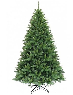 Chantal Albero di Natale Realistico, Artificiale in PVC, Base in Metallo, Apertura ad Ombrello (Altezza 150 cm, 392 rami, diametro max 50 cm)