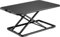 Worktrainer - Ultra Slim Mini Desk - Schreibtischaufsatz - Höhe 4,5-40,5 cm - Breite 47 x 67 cm - Sitz-Steh Arbeitsplatz - Schreibtischaufsatz - Schwarz - Gasfeder Bedienung