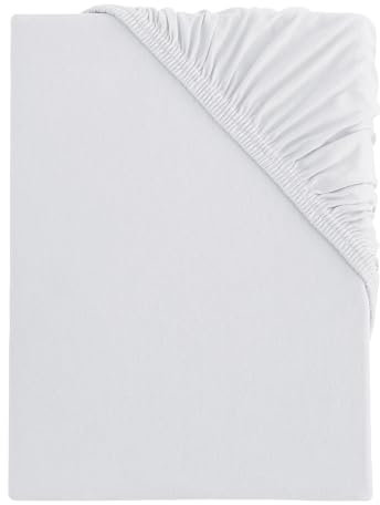 s.Oliver Spannbettlaken 90x200-100x200 cm- 100% Baumwolle, für Matratzen bis 25 cm, besonders weich & angenehm, Spannbetttuch weiß