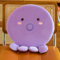 champracer Runde Stuhlkissen Kinder,Cartoon Rundes Kissen， Stuhlkissen Dickes Stuhlkissen ，40cm Memory Foam Sitzkissen Stuhl Sitzpolster mit Abnehmbarer Bezug, Cartoon Tier Sitzauflage (Oktopus)