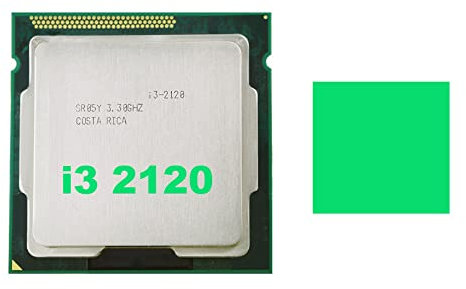 Sefdrert FüR Core I3 2120 CPU LGA1155 Prozessor + almohadilla térmica 3MB 65W Dual Core CPU de escritorio para B75 USB Mining Motherboard