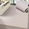 the carpet Natal Moderner einfarbiger Teppich Wohnzimmer, für die Küche geeignet, Tufting, robuster Kurzflor mit Filz-Rücken, weich & schmutzabweisend, Beige, 133 x 170 cm