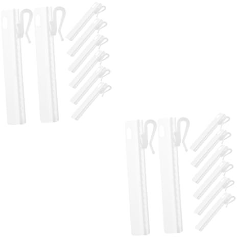 Ciieeo 100 Pz Gancio di Regolazione della Tenda Tende per finestre tendinastro Gancio Regolabile per Tende Ganci per Appendere Tende Appendiabiti Ganci durevoli Ganci Decorativi per Tende