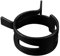 Générique Lot de 10 colliers de serrage à ressort en acier au manganèse noir 65MN for tuyau d'eau, boucle élastique en acier de 5 à 27 mm(ID 22mm)