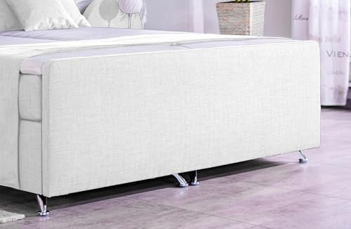 Boxspringbett Nado 240x220, DS-Viola, 7-Zohnen Taschenfederkernmatratze, Ergoflex - Inklusive Aufbau - Deutscher Hersteller
