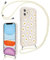 Yoedge Coque pour iPhone 11 avec Cordon de Collier 6,1, Aesthetic Fleur Motif Design, Silicone Étui avec Réglable Lanyard Case,Antichoc Caméra Protection Housse pour iPhone11 Cover,Marguerite