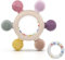 Beißring für Babys, Baby Zahnen Spielzeug aus Silikon, Rassel Grip Beißspielzeug, BPA-frei Zahnen Nursing Zubehör für 3-6 6-12 Monate Kleinkinder, mädchen Junge Geschenk