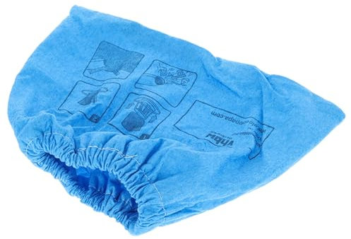 vhbw Filtre textile compatible avec Parkside PNTS 1300 F5, 1400H4, 1300 E4, 1300 C3 aspirateur sec et humide - Sac filtrant, lavable bleu