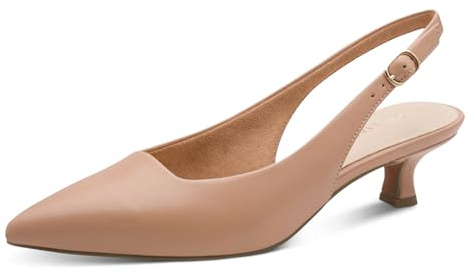 Marco Tozzi Damen Pumps weiches Feel Me Fußbett weiches Innenfutter Vegan Synthetisch