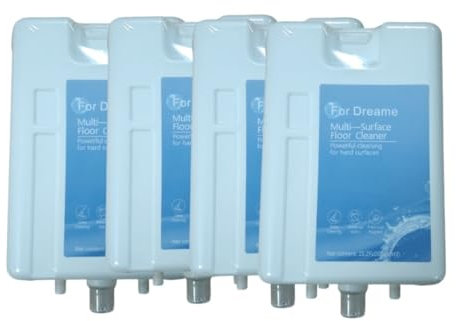 Soluzione per la pulizia dei pavimenti。 Compatibile per Dreame L20 Ultra。 Sostituzioni di liquidi per aspirapolvere, soluzione detergente da 450 ml (15,2 fl oz)(4pack)